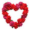 New Simulation Rose Love Wreath Home Wedding Decoration Before Hanging