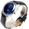 The STAC Made in Japan Domestic Watch 36mm Antique Retro Unisex Moon Phase Bar x Blue Black Croco [The Stack] Men's Women's ST-MF001