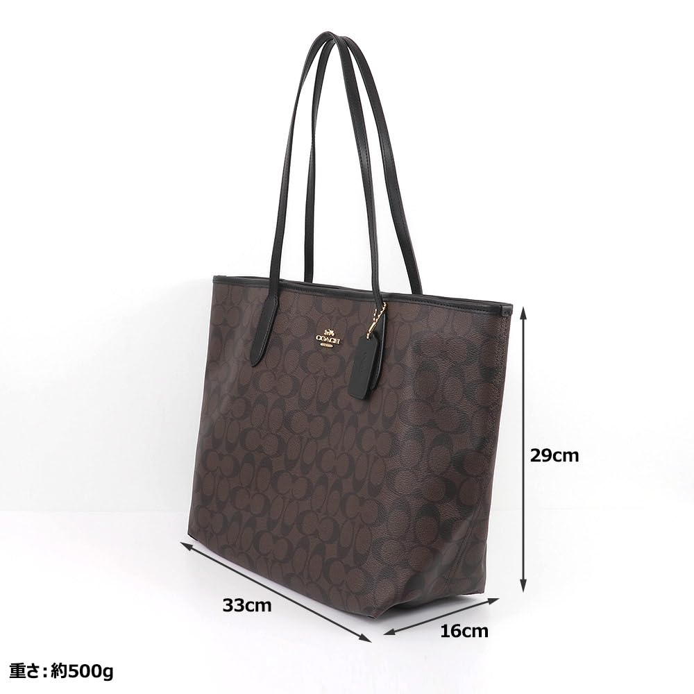 Tote Bag Brown X Black 5696 IMAA8 [Coach] Women's [Product]