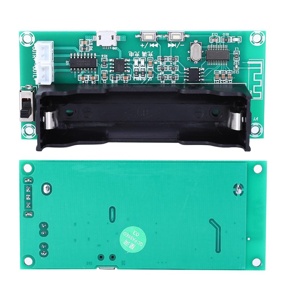 XH A153 Плата Bluetooth-усилителя Двухканальная Маломощная Самодельные Аудиокомпоненты 5 Вт 5 Вт для DIY-динамика