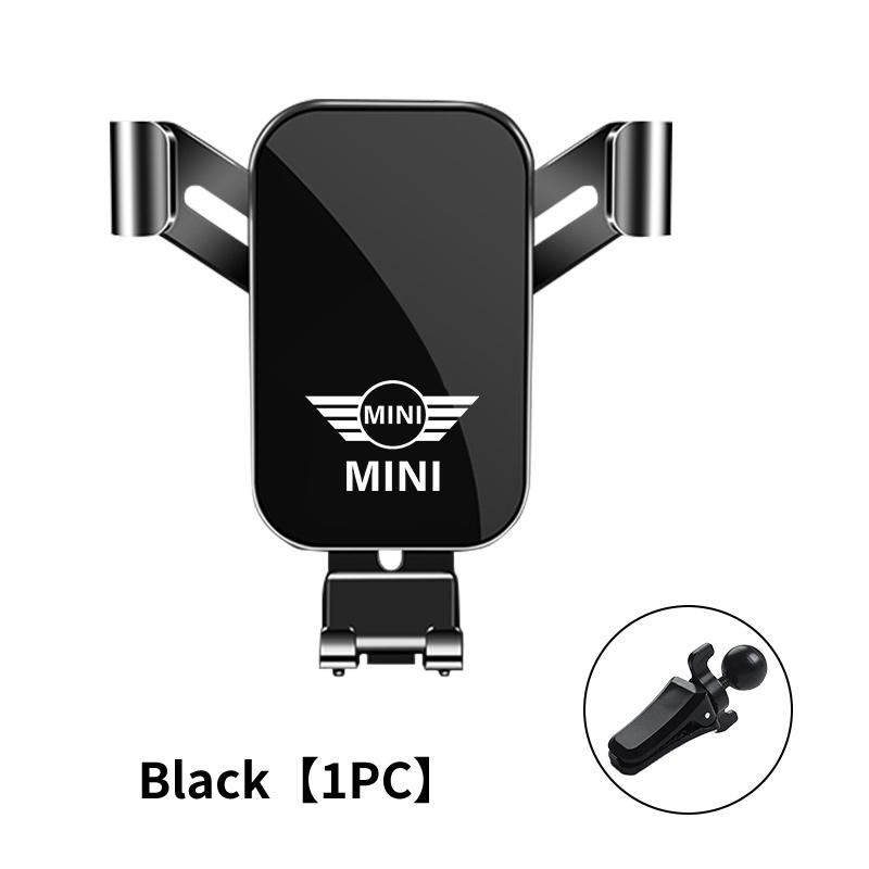 Car Logo Aluminum Alloy Dashboard Phone Bracket Universal Auto Cellphone Holder For MINI Cooper R60 R56 F56 F55 F57 F60 DD11