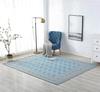 INSIMAN Washable Nordic Style Rug 200 X Stylish Gabbeh Gobelin Suitable for All Compatible with Underfloor and Easy To Clean Modern Blue - 250cm,