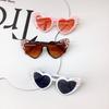 Diy Cute Children'S Sunglasses Pearl Girls Beach Wear Travel Sunscreen Uv Protection Glasses