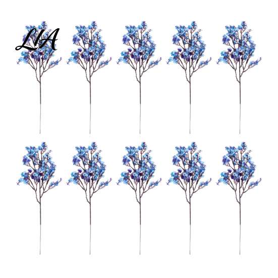 Lifelike Faux Floral Arrangements 10Pcs Babys Breath Artificial Flowers, Real Touch Fake Silk Flowers No Maintenance Flower Bouquets for Home