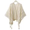 Ethnic Style Fringed Cheongsam Shawl with Decorative Outer Female Yunnan Xinjiang Travel Wear Solid Color Cape Cape Shawl