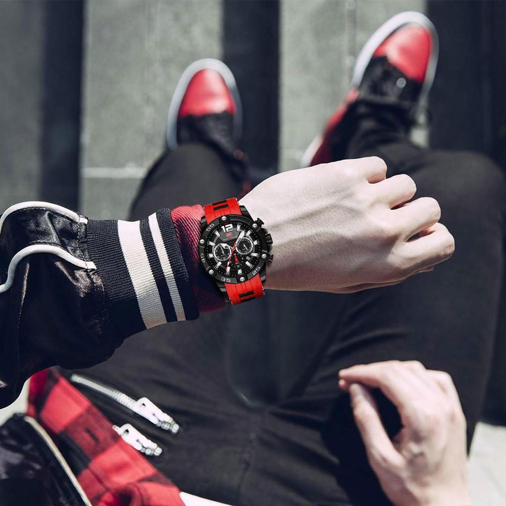 Watch Stopwatch Function Date Waterproof Quartz Stylish Simple Rating Casual Study Work Analog Silicon Band Belt Ranking Brand Men's Men's