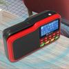 Портативный FM-радио, мини-радиоприемник, Bluetooth-динамик, музыкальный плеер с ЖК-дисплеем, поддержка громкой связи TFCard/USB/гарнитура