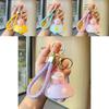 Adorable Pig Projection Keychain Cute Multicolor Plastic Key Accessory Gift