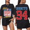 Женская футболка BBenito Bowl Halftime 94 Футбол Пуэрто-Рико Boricua Debi Tirar Mas Fotos Унисекс и Женская Готическая Высококачественная Футболка