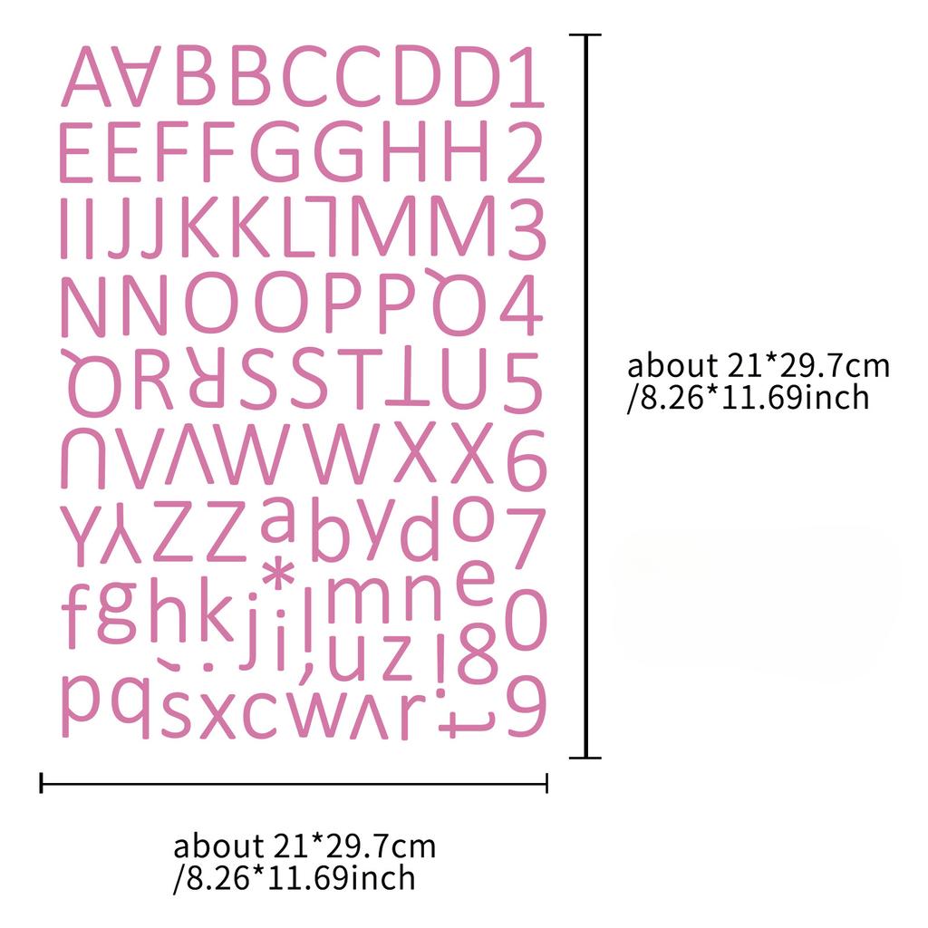 12 Наклеек с буквами Цветные Английские Цифровые Комбинации Сделай сам Чашка для воды Компьютерная декорация Водонепроницаемые Наклейки для ручного аккаунта