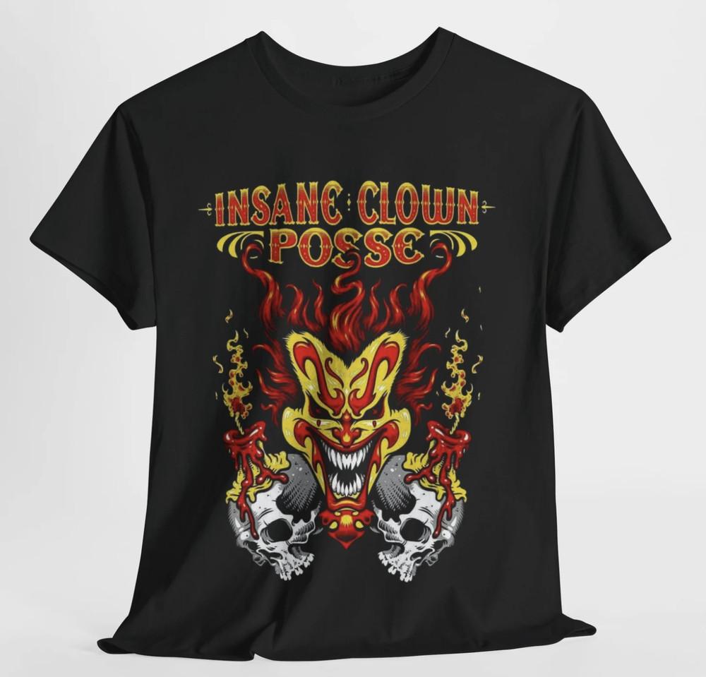 Футболка Insane Clown Posse, Футболка с концерта ICP, Фан-арт Insane Clown Новая футболка Унисекс