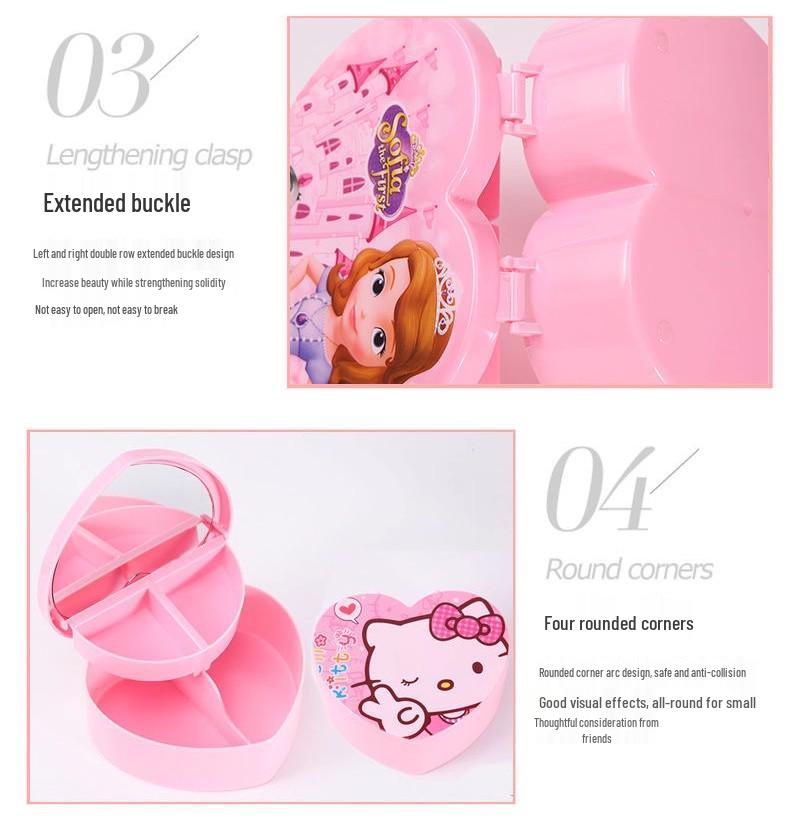 Набор бижутерии «Холодное сердце» с Эльзой: Комплект: Ожерелье, Браслет, Серьги и Кольцо Принцессы для Детей