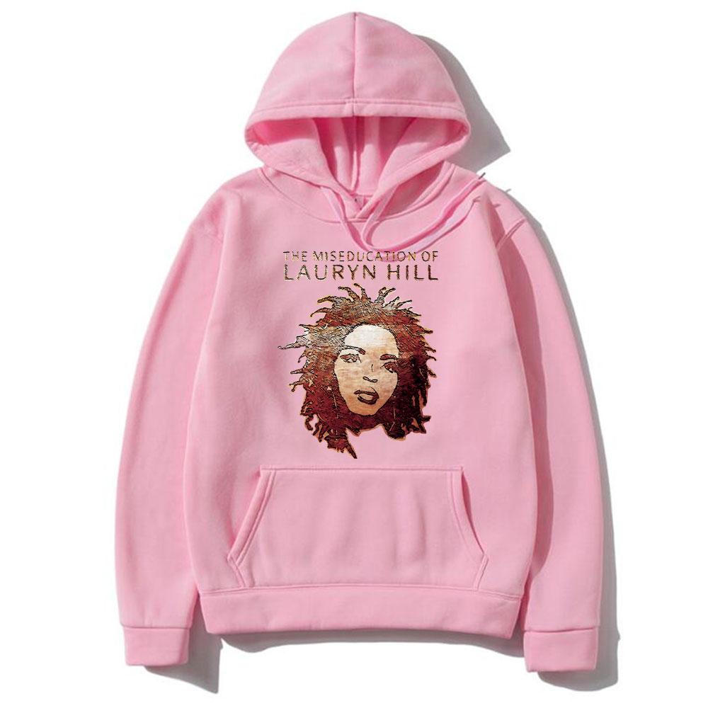 Хип-хоп исполнительница Лорин Хилл Знаменитая графическая толстовка Мужская Женская Винтажная Хип-хоп Рэп Оверсайз Свитшот Унисекс Харадзюку Хлопковые Толстовки