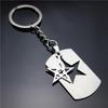 Skull Dollar Ship Wheel Star Leaves Stainless Steel Keychain Pendant