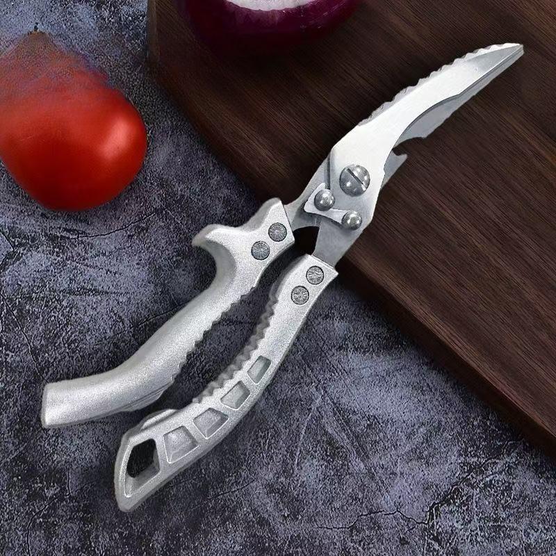 Прочный резак для куриных костей из нержавеющей стали - Острый, для использования дома. Кухонный нож для резки костей курицы и рыбы. Кухонные ножницы.