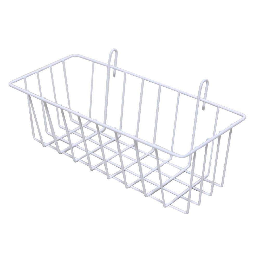 Hanging Grid Storage Rack Display Racks Panel Basket Multifunctional Storage Baskets For Bathroom Kitchen