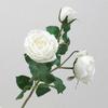 Simulation 3 Head Feel Moisturizing Honey Rose Home Living Room Decoration Pot Fake Flower Simulation Rose