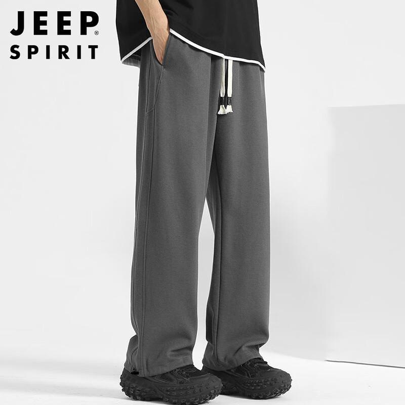JEEP SPIRIT Men's Loose Straight Casual Pants