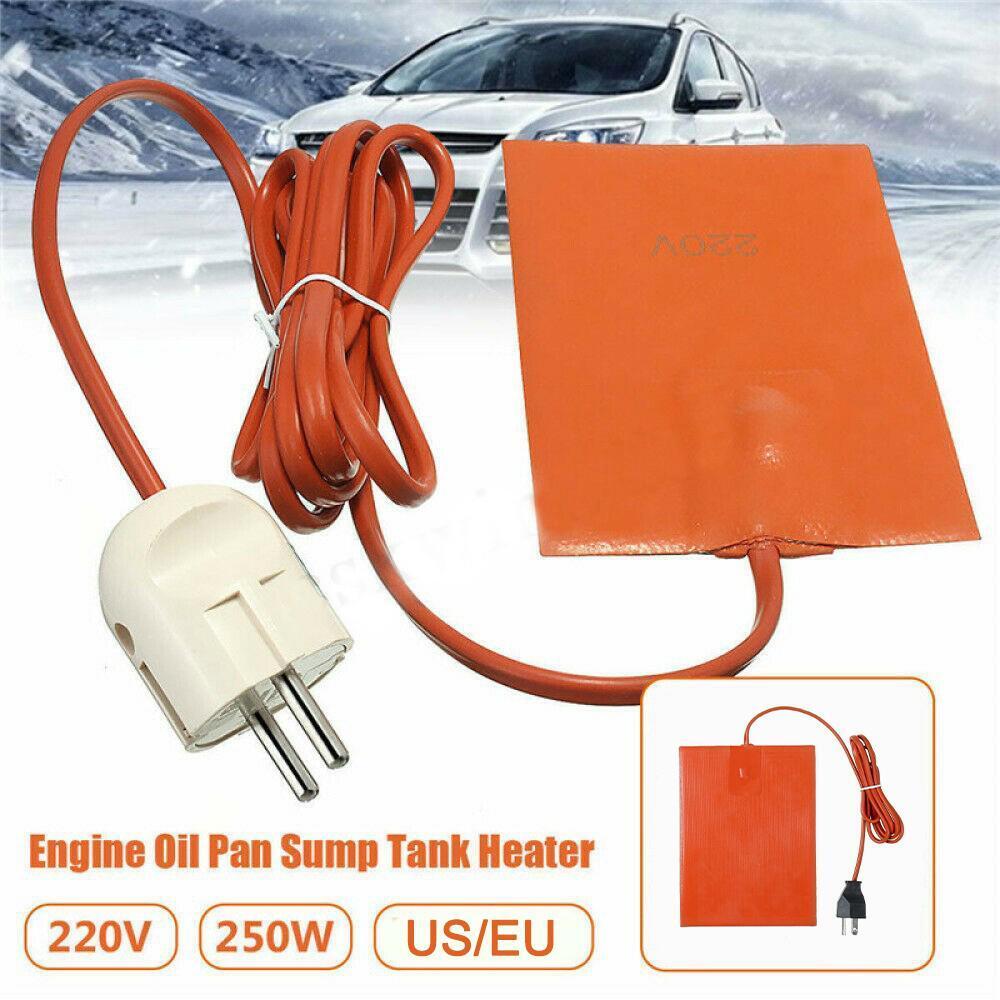 250W 110V/220V Car Engine Quick Silicone Heater Pad Oil Tank Heating Mat keeping Warming Accessories Winter Heated Tool