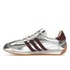 Adidas Country OG серебристо-бордовые женские кроссовки цвета Off-White JQ5111