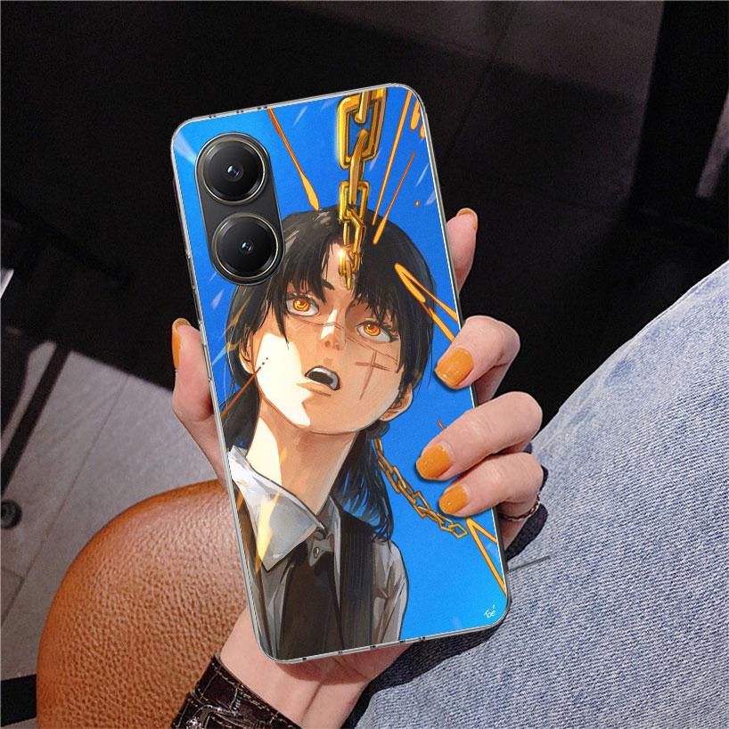 Чехол для телефона Chainsaw Man Yoru War Devil для Xiaomi Poco X7 X6 X5 Pro F7 Ultra Redmi 15C 15 13C 13 12C 12 10 10A 10C 9 9A 9C 9T