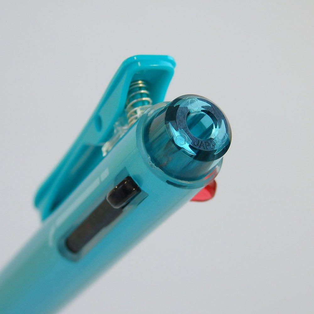 Шариковая ручка Pentel Feel BXWB375MD Металлический зеленый Многофункциональная [Диаметр шарика] 0,7 мм