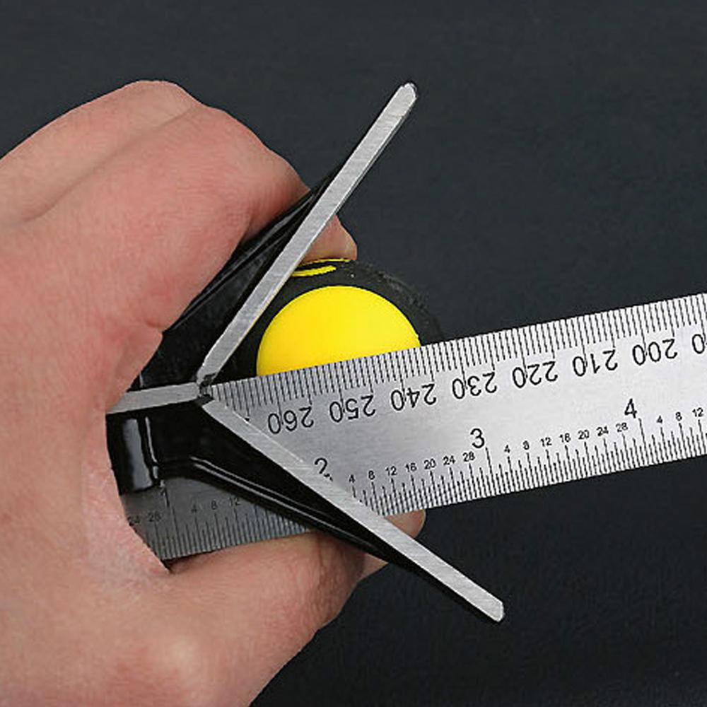 300MM Combination Square Angle Ruler Stainless Steel Multi function Measuring Tool