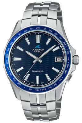 Часы Manta с Bluetooth-радио, солнечным сапфировым стеклом, серебристые [Casio] [] OCW-S400-2AJF мужские