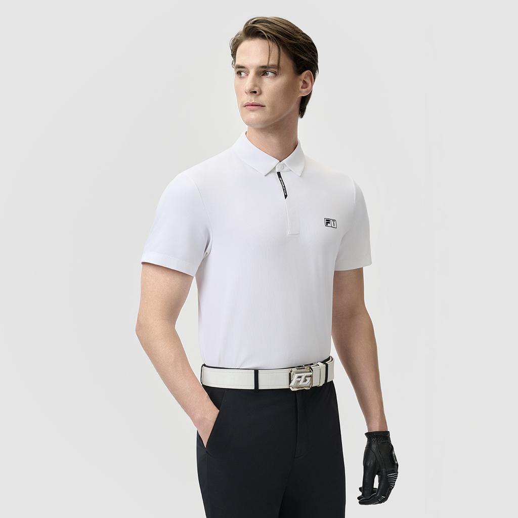 Новая мужская рубашка поло из серии FILA Golf, нефритово-белая A11M525127F-WT