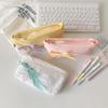 Large Capacity Korean Pencil Case Straps Bowknot Ins Pencil Pouch Y2K Bow Stationery Bag  Student