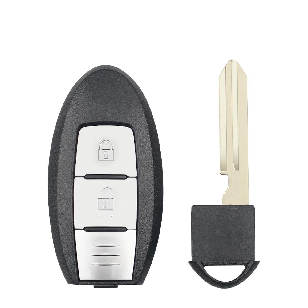 KEYYOU Для Nissan Juke Qashqai X-Trail TIIDA SYLPHY J10 J11 2012-2020 Автомобильный Бесключевой Доступ Умный Дистанционный Ключ 433 МГц Чип 4A 2 Кнопки