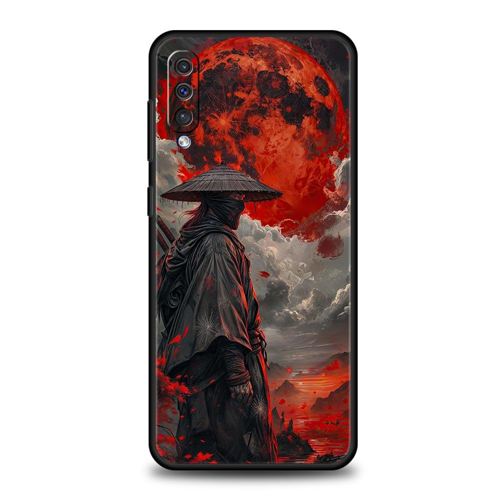 Японский Бусидо Самурай Чехол для телефона Для Samsung Galaxy A56 A36 A26 A34 A17 A16 A06 A14 A12 A54 A72 A22 A20e A52 A50 A40 A32Чехол