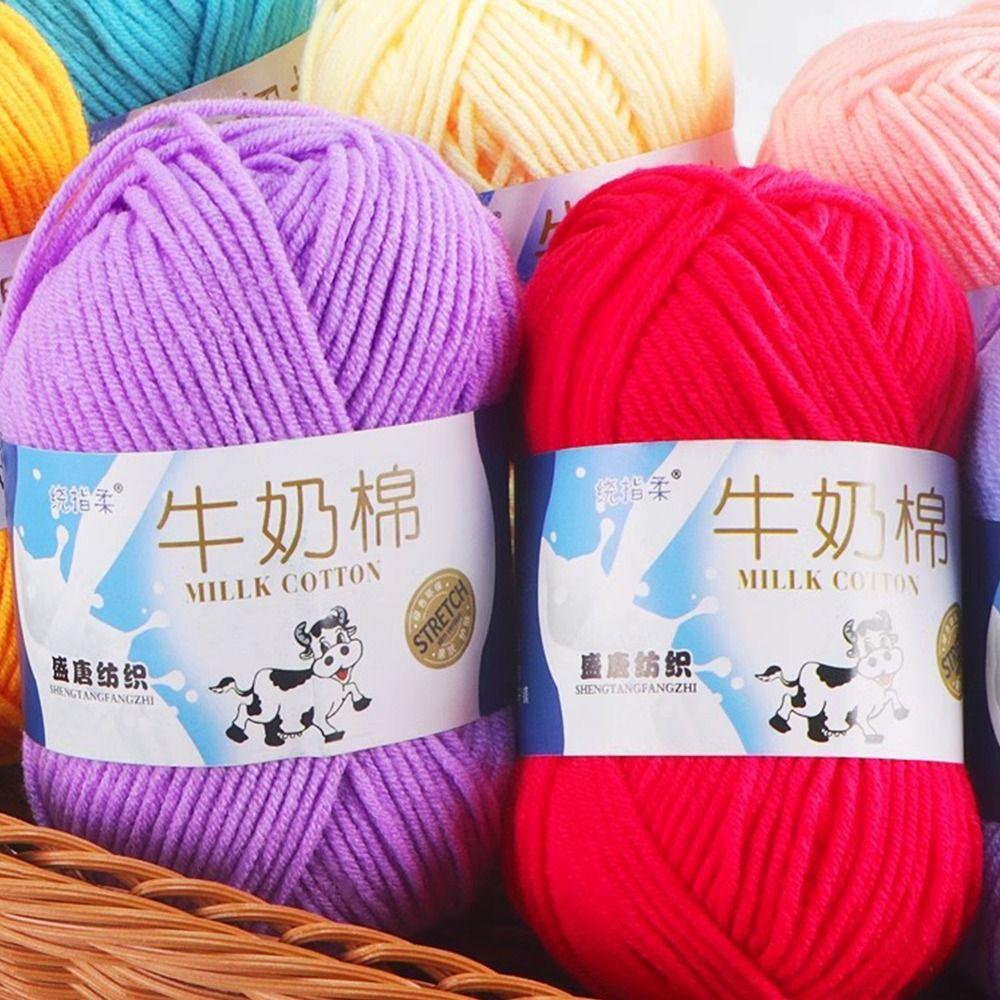 Сделай сам Вязание крючком Хлопок Молочный хлопок Мягкий Ручная вязка Свитер