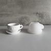 Elegant Coffee Cup Mold 3D Gypsum Cement Mold Multifunctional Epoxy Mold  Holiday Party Gifts