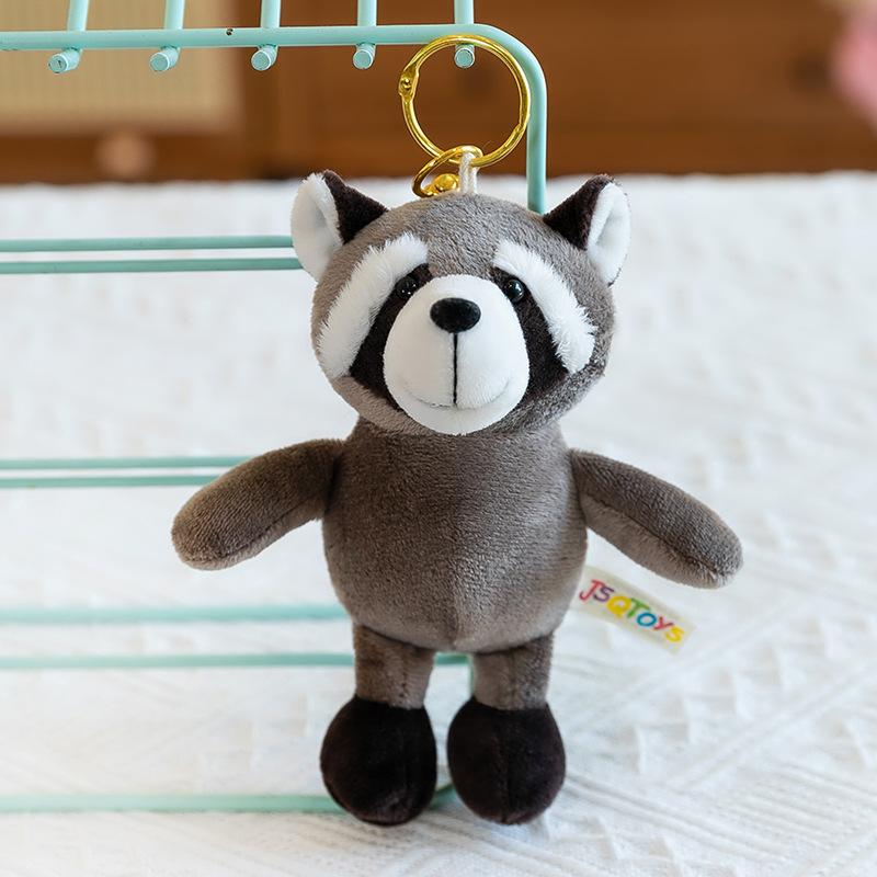 Мультяшный брелок с животным из джунглей, подвеска в виде лесного льва и тигра, плюшевая игрушка для сумки, бутиковая подвеска-украшение