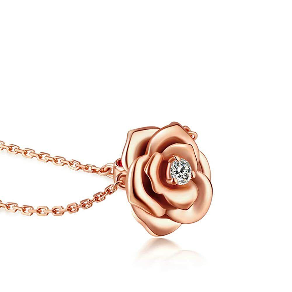 Ожерелье с подвеской в виде розового золота, подарок для красивой подруги