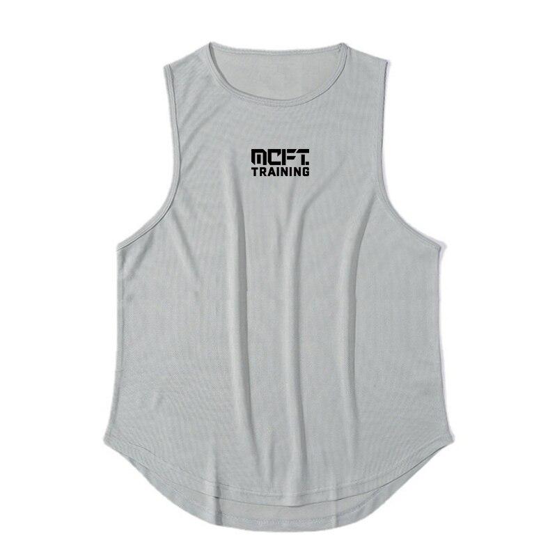 Muscleguys Gym Clothing Bodybuilding Running Training Loose Vest Fashion Casual Quick-drying Breathable Sweat-absorbing Sleeveless Tops
