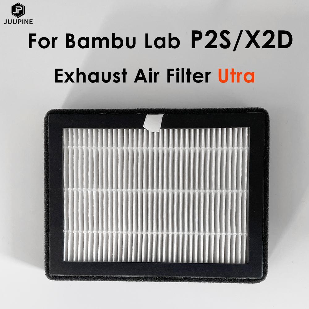 Bambulab P2s Exhaust Filter HEPA+Activated Carbon 99.97% Efficiency for Bambu Lab X2D P2s Chamber Exhaust Fan Kit Accessories