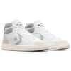 Converse Pro Blaze Classic Comfortable Versatile Cushioning Lightweight High-Top Skate Shoes Unisex Skate Shoes White Gray A09083C