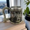 Скандинавские кружки для пива викингов, кофейные кружки из нержавеющей стали, винтажные домашние украшения, подходят для украшения бара