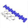 Motorcycle Exhaust Silicone Anti-Scald Heat Shield No Deformation Heat Insulation Cover with Clamp for Long Distance Rides