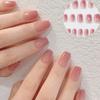Носимые Маникюрные Французские Накладные Ногти Квадратная Головка Пресс-На Ногтях Водонепроницаемые Накладные Ногти Женщины