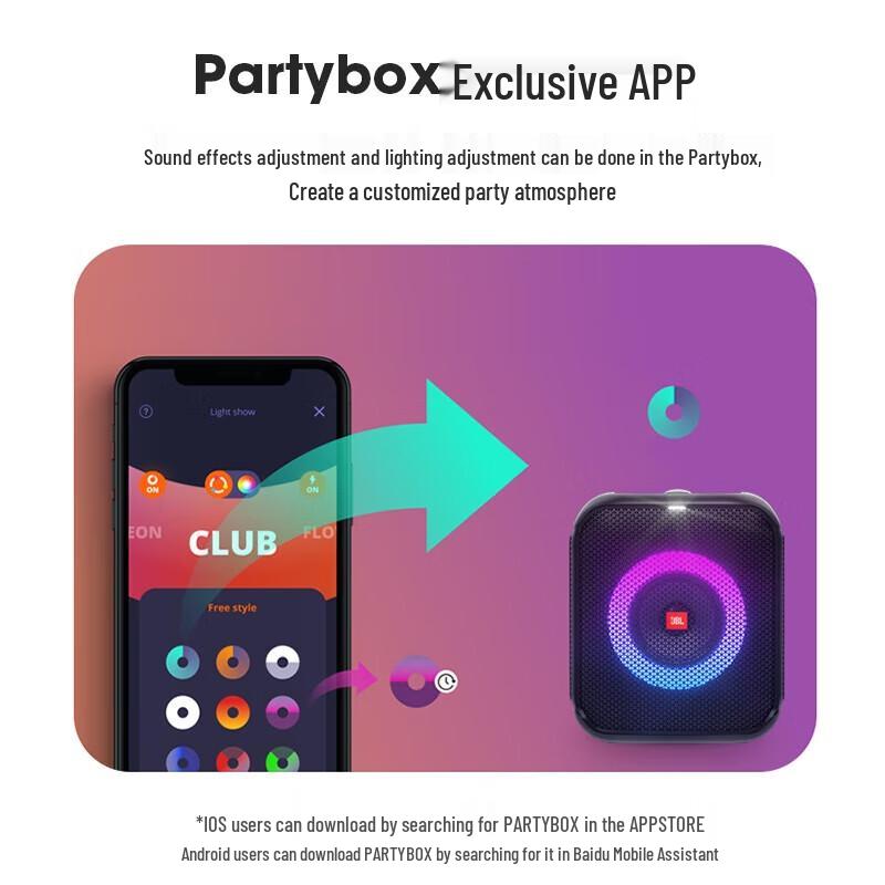 JBL Портативная Bluetooth-колонка Partybox Encore Essential