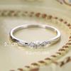 Кольца из стерлингового серебра 925 пробы с кубическим цирконием для женщин в минималистичном дизайне