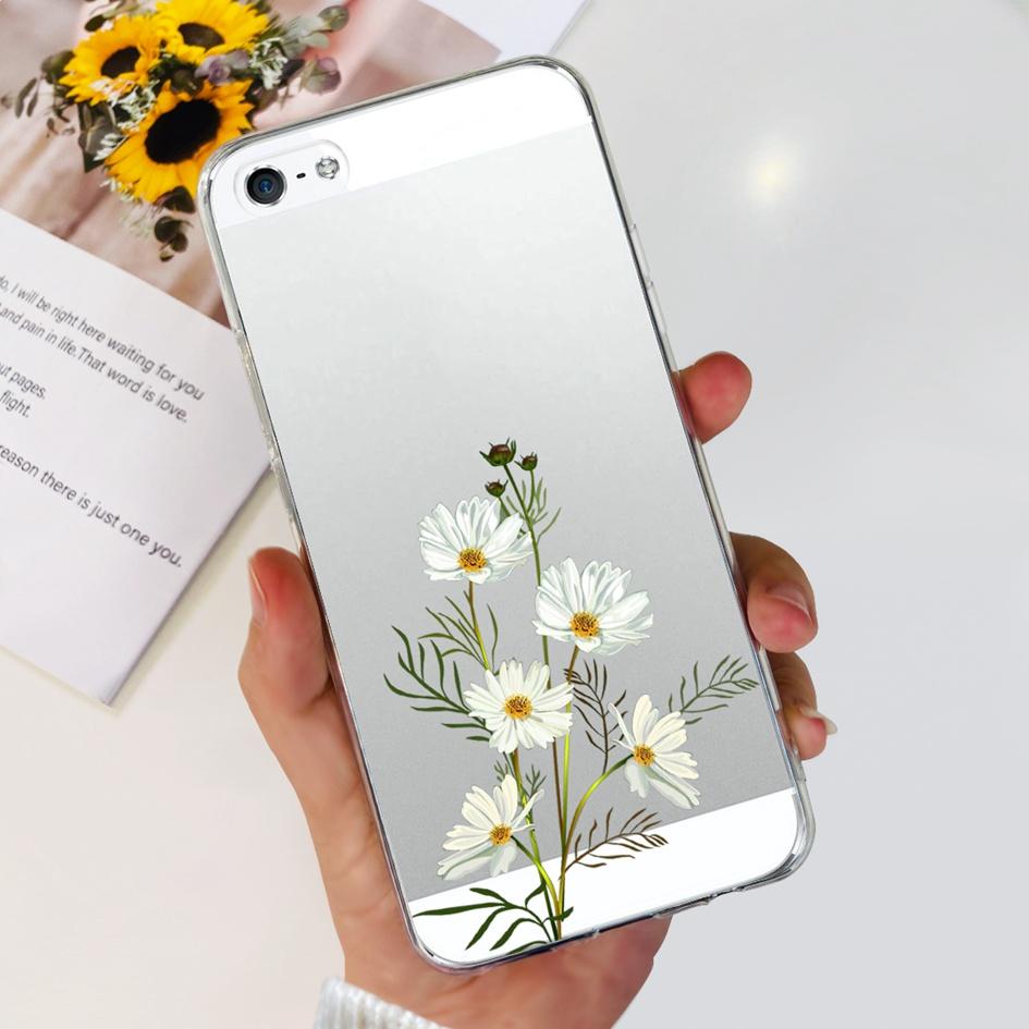 Для iPhone 5 5S SE 2016 Чехол Милый Астронавт Прозрачный Силиконовый Ударопрочный Чехол Для iPhone SE 2020 SE2 Чехол на iPhone5 iPhoneSE Capa