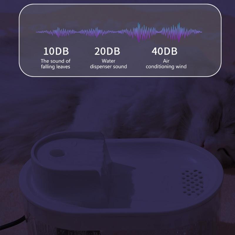 Кошки Фонтан для воды Автоматический Собаки Домашние животные Питьевой Бесшумный Диспенсер для воды Большая емкость Тихий Автоматический фонтан