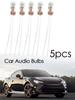 10/5 шт. T3 T4 T5 14 В автомобильная аудиосистема Индикаторная лампа приборная панель приборные лампы желтые лампы автомобильные аудиолампы автомобильные световые аксессуары