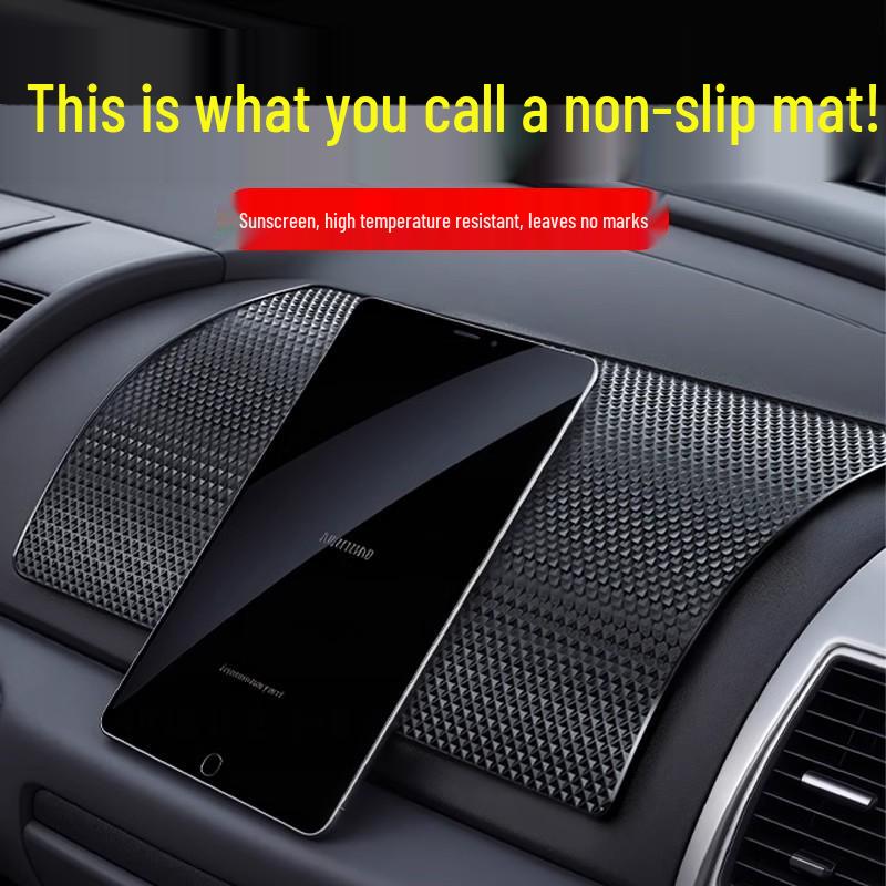 High-Temperature Resistant Anti-Slip Car Phone Pad for Dashboard & Console Storage