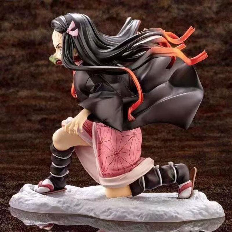 10 см Фигурки Демон Убийца Камадо Незуко ПВХ Украшения Мультфильм Kimetsu No Yaiba Фигурка Действия Модель Игрушки