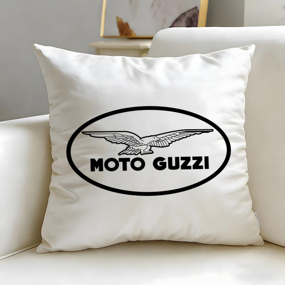 Классический мотоциклетный бренд Moto Guzzi Наволочка Мягкая Легко стирается Универсальная для Дивана Кровати Путешествий и Офиса